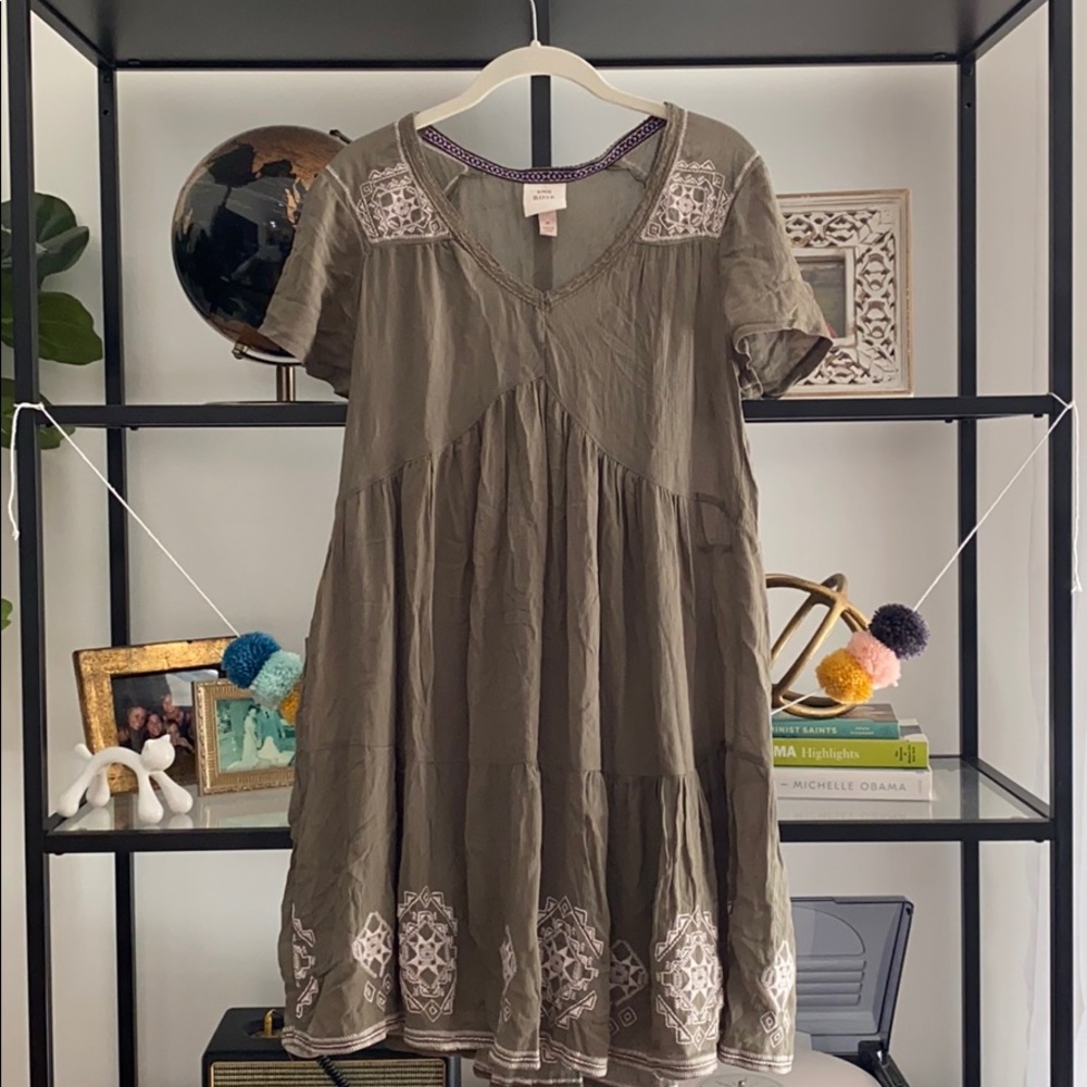 Knox Rose Olive Green Dress
